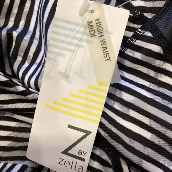 NWT Z By Zella Pants Women's Small Geometric Active Leggings High Waist - Picture 6 of 11